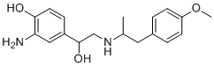 structure of CAS# 150513-24-9, Formoterol EP Impurity A;2-amino-4-[1-hydroxy-2-[1-(4-methoxyphenyl)propan-2-ylamino]ethyl]phenol
