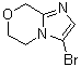 结构式 CAS# 1505641-47-3, 3-溴-5,6-二氢-8H-咪唑并[2,1-c][1,4]恶嗪