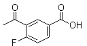 structure of CAS# 1505662-44-1, 3-Acetyl-4-fluorobenzoic acid