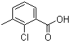 结构式 CAS# 15068-35-6, 2-氯-3-甲基苯甲酸