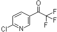 结构式 CAS# 150698-72-9, 1-(6-氯吡啶-3-基)-2,2,2-三氟乙酮
