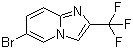 6-Bromo-2-trifluoromethylimidazo[1,2-a]pyridine molecular structure (CAS 150780-40-8)