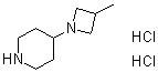 4-(3-Methyl-1-azetidinyl)piperidine hydrochloride (1:2) molecular structure (CAS 1507860-23-2)