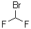 structure of CAS# 1511-62-2, Difluorobromomethane;Bromodifluoromethane; F 22B1; FC 22B1; HBFC 22B1; R 22B1