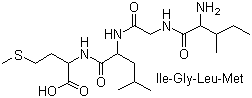 结构式 CAS# 151151-30-3, 异亮氨酰-甘氨酰-亮氨酰-蛋氨酸