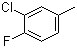 结构式 CAS# 1513-25-3, 3-氯-4-氟甲苯