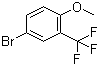 structure of CAS# 1514-11-0, 4-Bromo-2-(trifluoromethyl)anisole;4-Methoxy-3-(trifluoromethyl)bromobenzene; 5-Bromo-2-methoxybenzotrifluoride