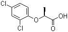 (R)-2-(2,4-Dichlorophenoxy)propanoic acid molecular structure (CAS 15165-67-0)