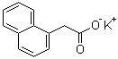 结构式 CAS# 15165-79-4, alpha-萘乙酸钾