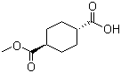 structure of CAS# 15177-67-0, trans-1,4-Cyclohexanedicarboxylic acid monomethyl ester