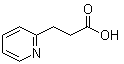 2-Pyridinepropanoic acid molecular structure (CAS 15197-75-8)