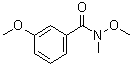 N-Methoxy-N-methyl-3-methoxybenzamide molecular structure (CAS 152121-82-9)