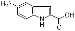 结构式 CAS# 152213-40-6, 5-氨基-1H-吲哚-2-羧酸