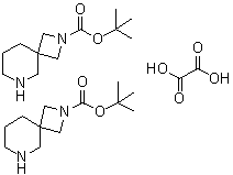 structure of CAS# 1523571-08-5, tert-Butyl 2,6-diazaspiro[3.5]nonane-2-carboxylate hemioxalate