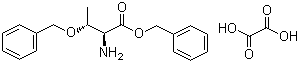 结构式 CAS# 15260-11-4, O-苄基-L-苏氨酸苄酯草酸盐