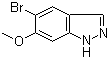 structure of CAS# 152626-78-3, 5-Bromo-6-methoxy-1H-indazole
