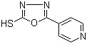 5-(4-Pyridyl)-1,3,4-oxadiazole-2-thiol molecular structure (CAS 15264-63-8)