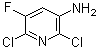 2,6-Dichloro-5-fluoro-3-pyridinamine molecular structure (CAS 152840-65-8)
