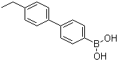 structure of CAS# 153035-62-2, 4'-Ethyl-4-biphenylboronic acid;[4-(4-Ethylphenyl)phenyl]boronic acid