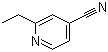 structure of CAS# 1531-18-6, 4-Cyano-2-ethylpyridine;2-Ethyl-4-pyridinecarbonitrile; 2-Ethylisonicotinonitrile