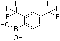 structure of CAS# 153254-09-2, 2,4-Bis(trifluoromethyl)phenylboronic acid;2,4-Bis(trifluoromethyl)benzeneboronic acid