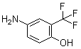 4-Amino-2-(trifluoromethyl)phenol molecular structure (CAS 1535-76-8)