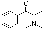 结构式 CAS# 15351-09-4, 甲胺苯丙酮; 2-(二甲基氨基)-1-苯基-1-丙酮