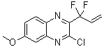 structure of CAS# 1535210-94-6, 3-Chloro-2-(1,1-difluoro-2-propen-1-yl)-6-methoxyquinoxaline