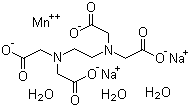 结构式 CAS# 15375-84-5, 乙二胺四乙酸锰二钠; EDTA 锰二钠; EDTA 锰钠盐