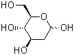 结构式 CAS# 154-17-6, D-2-脱氧葡萄糖; 2-去氧-D-葡萄糖