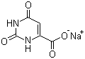 Orotic acid sodium salt molecular structure (CAS 154-85-8)