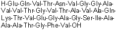 structure of CAS# 154040-19-4, Peptide NAC (human clone HBS6-1 amyloid non-Abeta component);L-alpha-Glutamyl-L-glutaminyl-L-valyl-L-threonyl-L-asparaginyl-L-valylglycylglycyl-L-alanyl-L-valyl-L-valyl-L-threonylglycyl-L-valyl-L-threonyl-L-alanyl-L-valyl-L-alanyl-L-glutaminyl-L-lysyl-L-threonyl-L-valyl-L-alpha-glutamylglycyl-L-alanylglycyl-L-seryl-L-isoleucyl-L-alanyl-L-alanyl-L-alanyl-L-threonylglycyl-L-phenylalanyl-L-valine