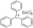 Triphenylmethyl pentachlorostannate molecular structure (CAS 15414-98-9)