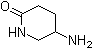 结构式 CAS# 154148-70-6, 5-氨基-2-哌啶酮