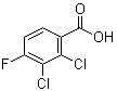 structure of CAS# 154257-76-8, 2,3-Dichloro-4-fluorobenzoic acid