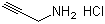 structure of CAS# 15430-52-1, Propargylamine hydrochloride;2-Propynylamine hydrochloride; Prop-2-ynylammonium chloride; Prop-2-ynylamine hydrochloride