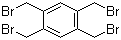 structure of CAS# 15442-91-8, 1,2,4,5-Tetrakis(bromomethyl)benzene;Tetrabromodurene