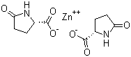 structure of CAS# 15454-75-8, Zinc dipyroglutamate;Zinc L-pyroglutamate; Zinc PCA; Bis(5-oxo-L-prolinato)zinc