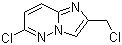 structure of CAS# 154578-23-1, 6-Chloro-2-chloromethylimidazo[1,2-b]pyridazine