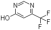 structure of CAS# 1546-78-7, 4-Hydroxy-6-(trifluoromethyl)pyrimidine;6-(Trifluoromethyl)pyrimidin-4-ol; 6-Trifluoromethyl-4(1H)-pyrimidinone