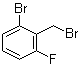 2-Bromo-6-fluorobenzyl bromide molecular structure (CAS 1548-81-8)