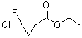 结构式 CAS# 155051-93-7, 2-氯-2-氟环丙烷羧酸乙酯