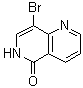 结构式 CAS# 155057-97-9, 8-溴-1,6-萘啶-5(6H)-酮