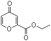 structure of CAS# 1551-45-7, Ethyl comanate;2-(Ethoxycarbonyl)-4-pyrone; Comanic acid ethyl ester; 4-Oxo-4H-pyran-2-carboxylic acid ethyl ester