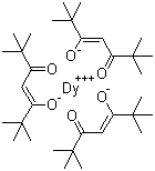 structure of CAS# 15522-69-7, Tris(dipivaloylmethanato)dysprosium;Tris(2,2,6,6-tetramethyl-3,5-heptanedionato)dysprosium