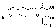 6-Bromo-2-naphthyl beta-D-glucopyranoside molecular structure (CAS 15548-61-5)