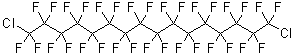 1,16-Dichloro-n-perfluorohexadecane molecular structure (CAS 1555-20-0)