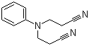 结构式 CAS# 1555-66-4, N,N-二氰乙基苯胺