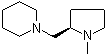 结构式 CAS# 155726-05-9, 1-[[(2R)-1-甲基-2-吡咯烷基]甲基]哌啶