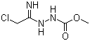 structure of CAS# 155742-64-6, 2-(2-Chloro-1-iminoethyl)hydrazinecarboxylic acid methyl ester;N-Methylcarbonyl-2-chloroacetamidrazone